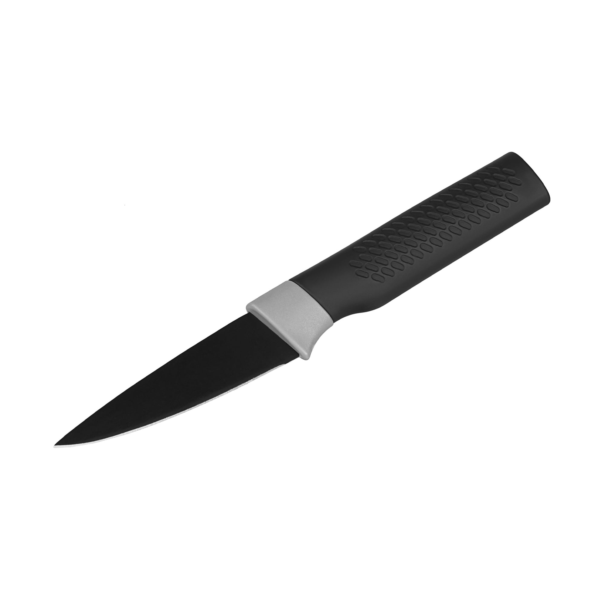 Ніж кухонний для овочів Ardesto Black Mars чорний, 19 см, довжина леза 8 см (AR2018SK)